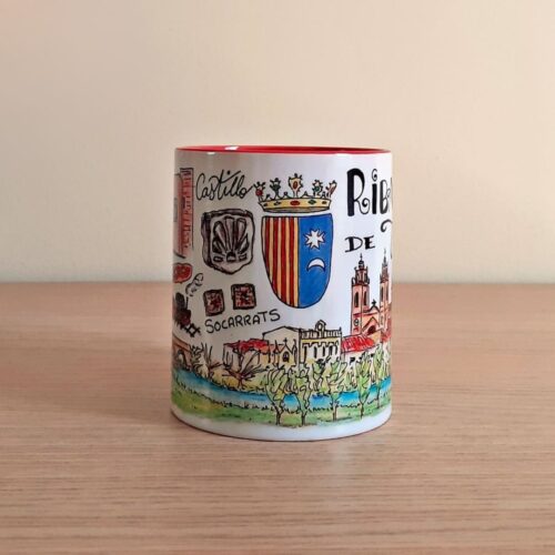 Taza personalizada Riba-roja de Turia lateral
