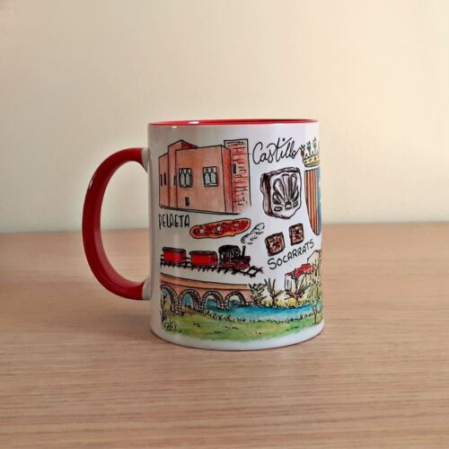 Taza personalizada Riba-roja de Turia trasera
