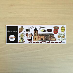 Marcapáginas con un diseño artesanal dedicado a Villahermosa