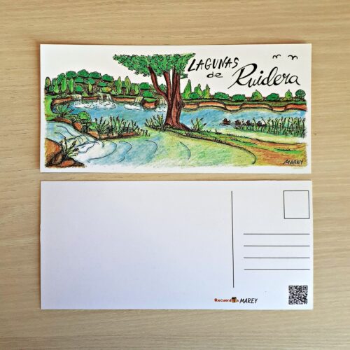 Postal personalizada Lagunas de Ruidera