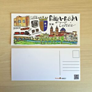 Postal Riba-roja de Turia