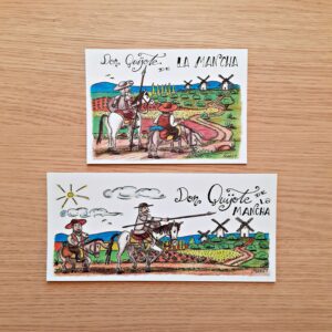 Postales de don Quijote de La Mancha